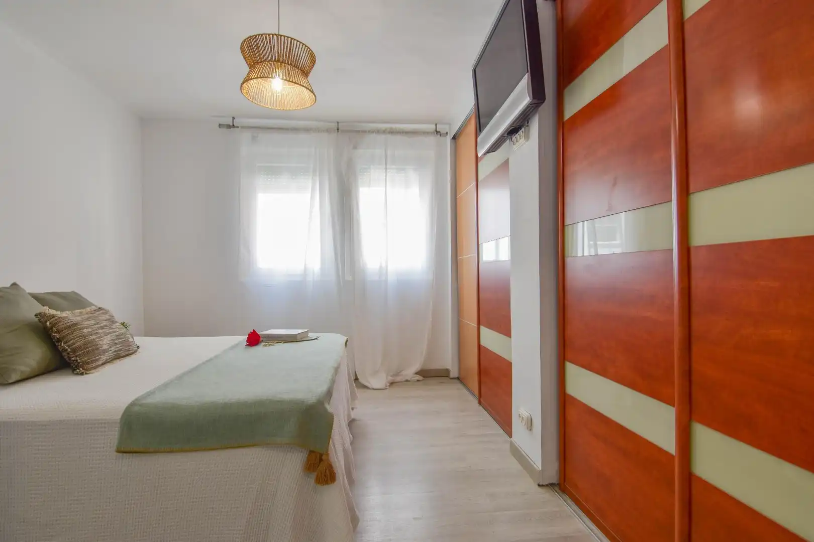 Schlafzimmer von Wohnung zum Verkauf in Alboraya mit Klimaanlage, Abstellraum und Balkon