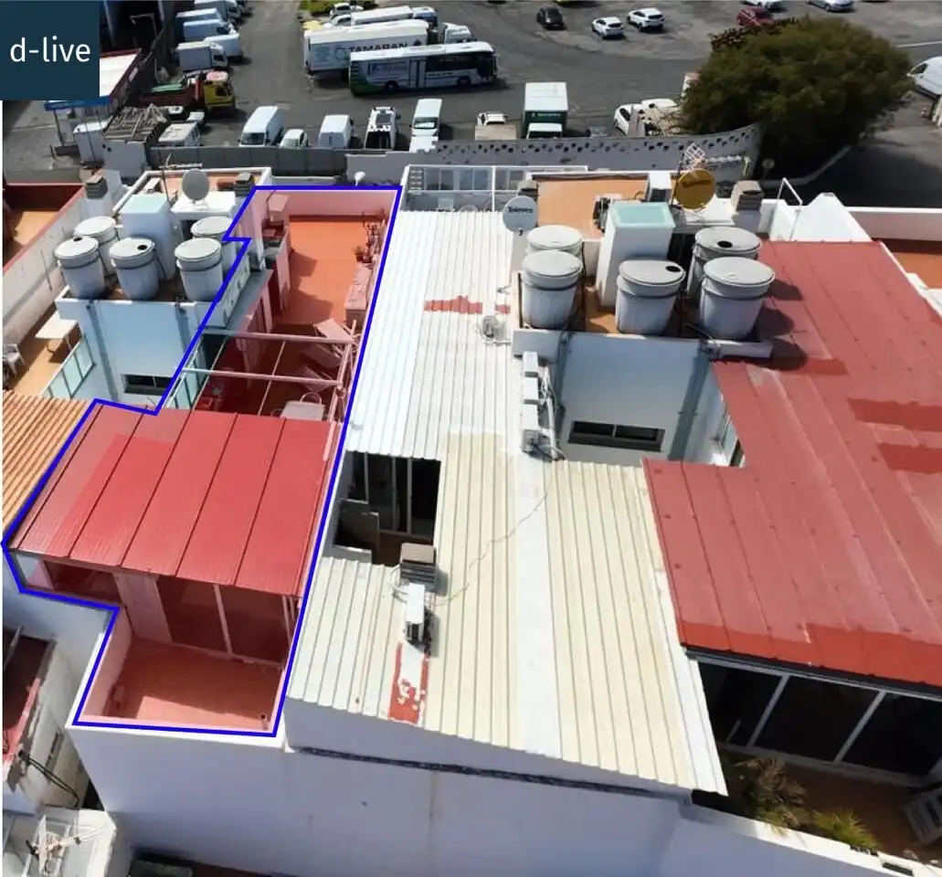 Vista exterior de Ático en venta en Las Palmas de Gran Canaria con Terraza