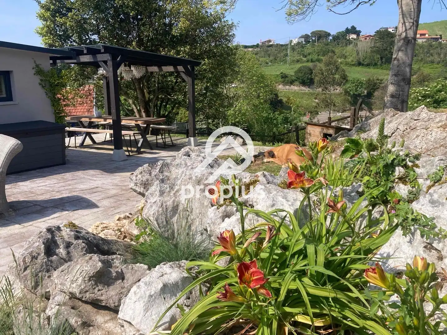 Terraza de Casa o chalet en venta en Ribadesella con Calefacción, Jardín privado y Terraza