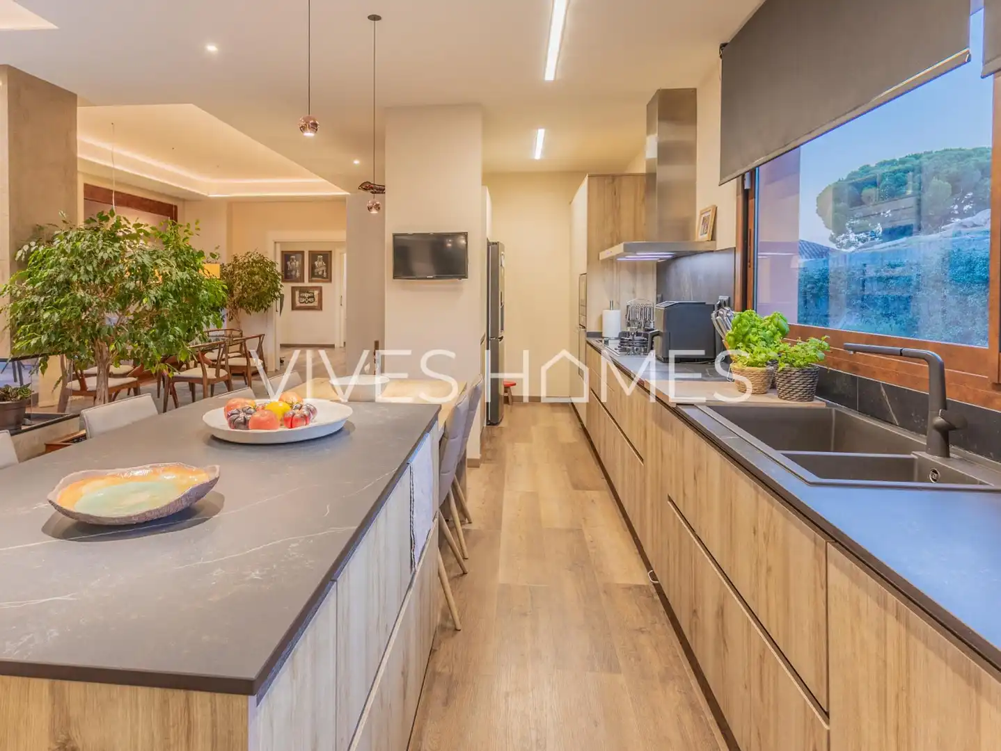Cocina de Casa o chalet en venta en Sant Vicenç de Montalt con Aire acondicionado, Calefacción y Jardín privado