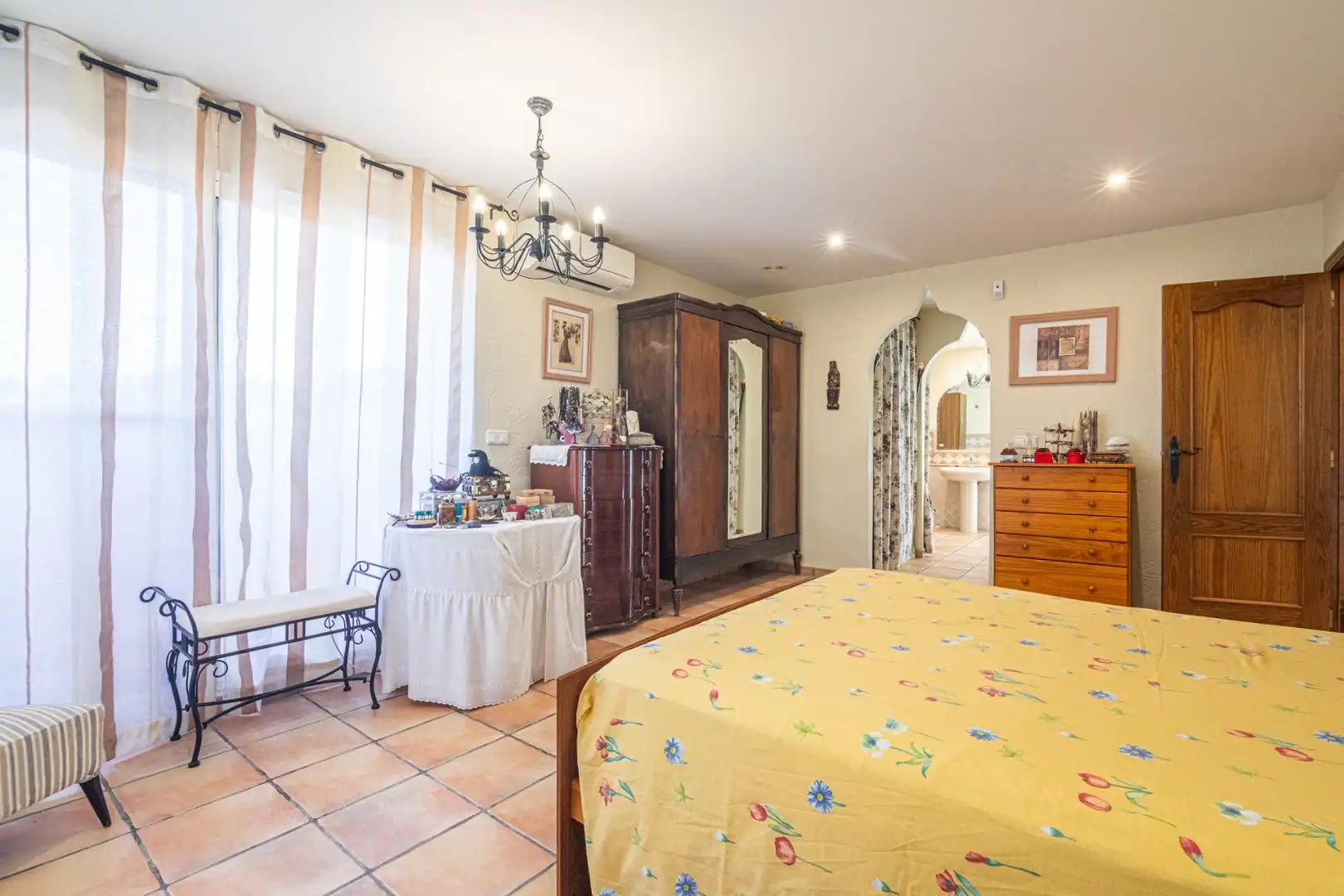 Bedroom of Houses for sale in Elche / Elx  with Air Conditioner, Heating and Private garden