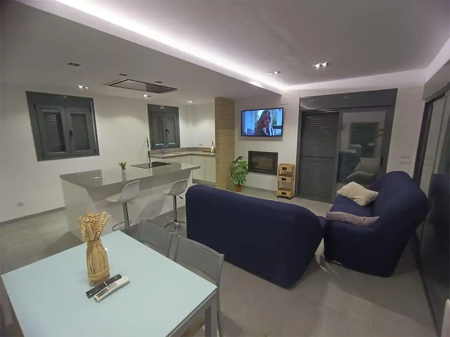 Sala d'estar de Pis en venda en Aldover amb Aire condicionat, Piscina i Balcó