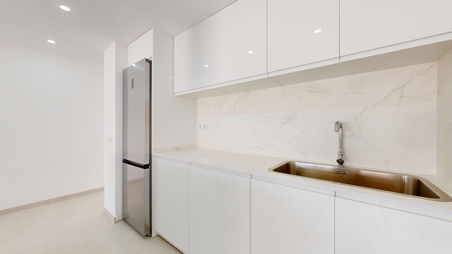 Kitchen of Flat for sale in Gandia  with Terrace, Balcony and Alarm