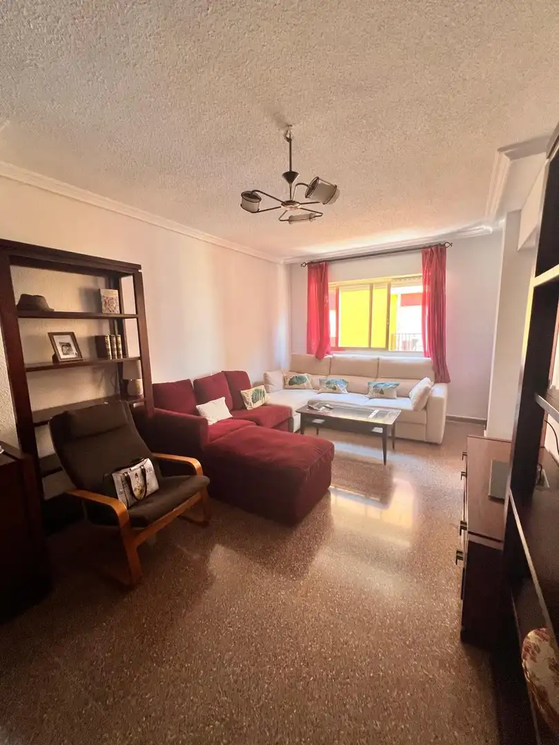 Living room of Flat for sale in Murcia  with Air Conditioner, Furnished and Balcony