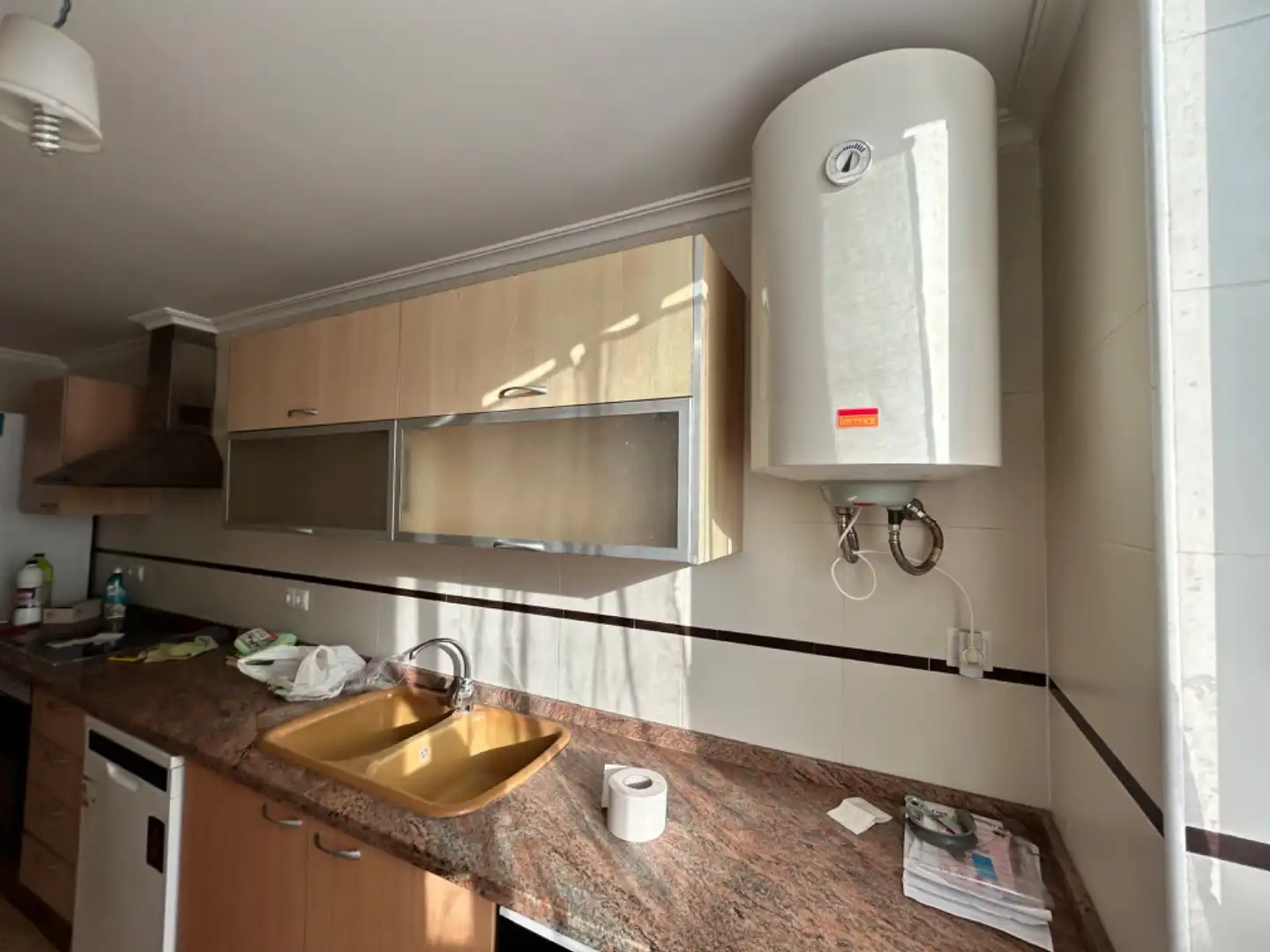 Küche von Wohnung zur Miete in Torrent mit Klimaanlage und Balkon