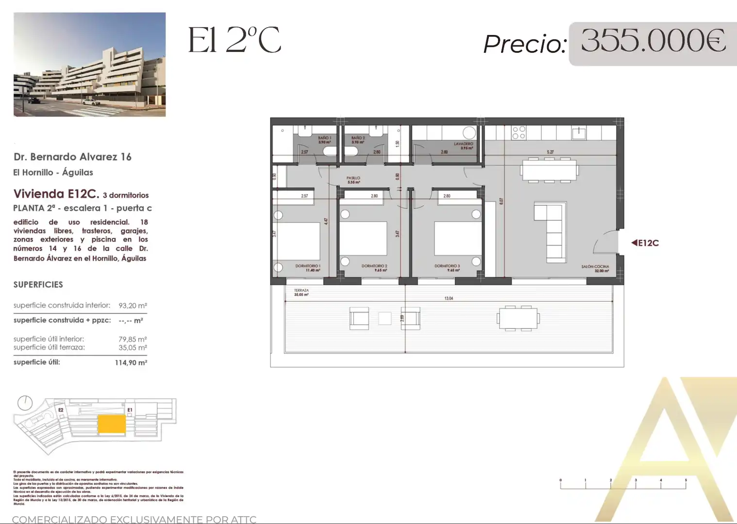Wohnung mit Terrasse zum Verkauf in El Hornillo, imagen 2