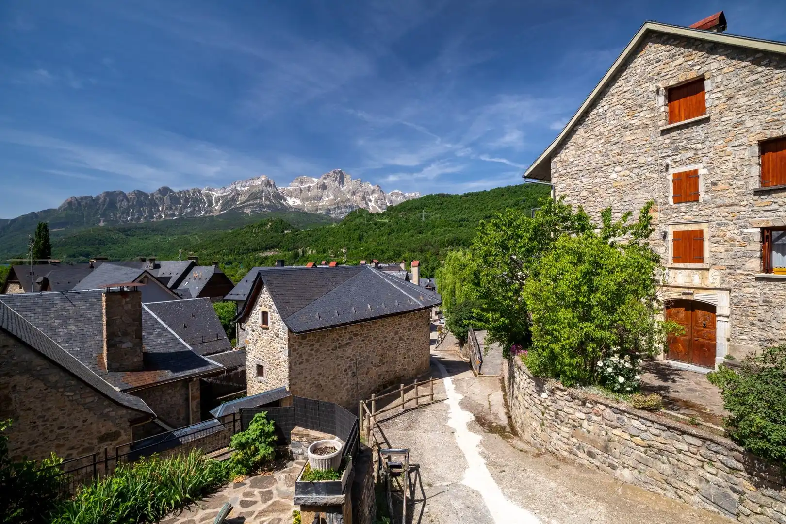 Vista exterior de Casa o chalet en venta en Panticosa con Calefacción, Amueblado y Balcón