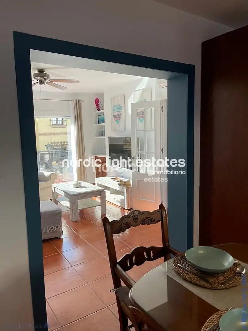Sala de estar de Casa o chalet en venta en Nerja con Terraza y Piscina