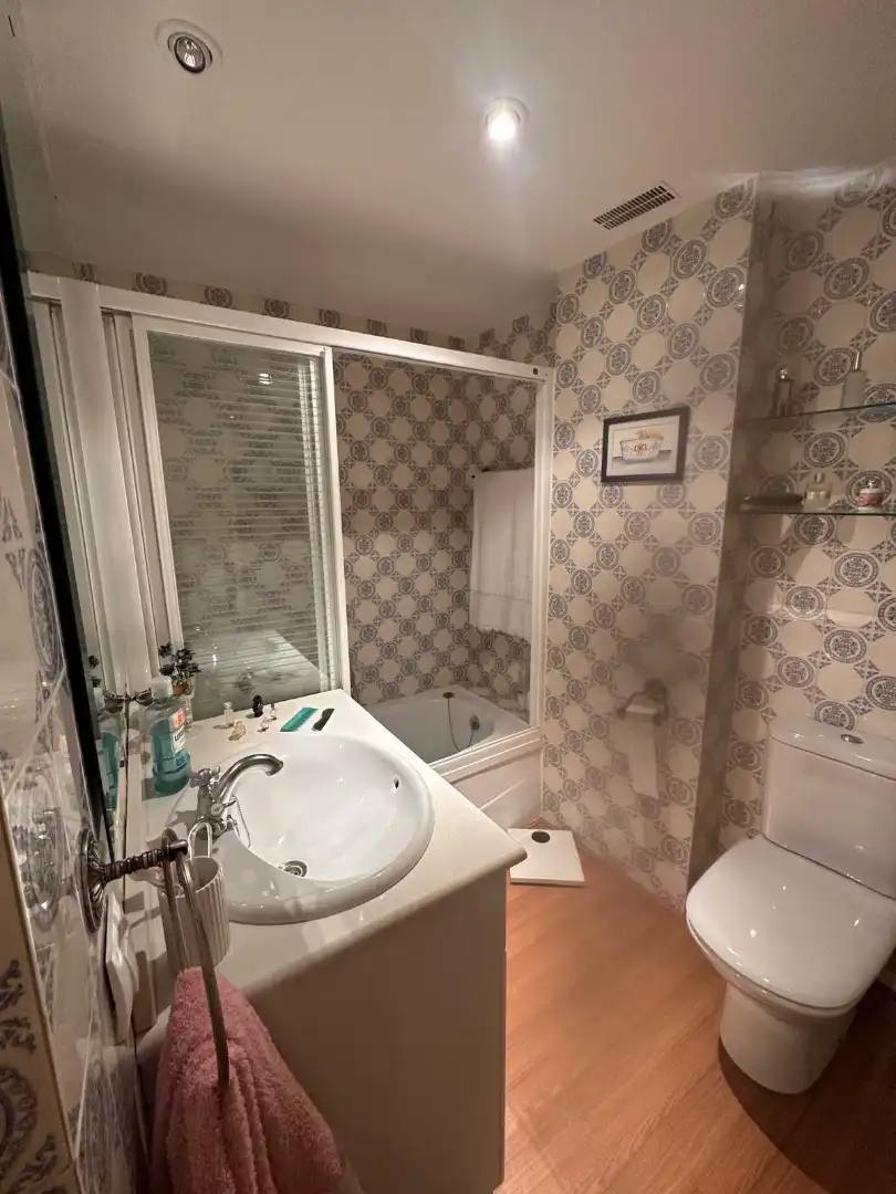 Badezimmer von Wohnung zum Verkauf in Ciudad Real mit Klimaanlage, Heizung und Terrasse