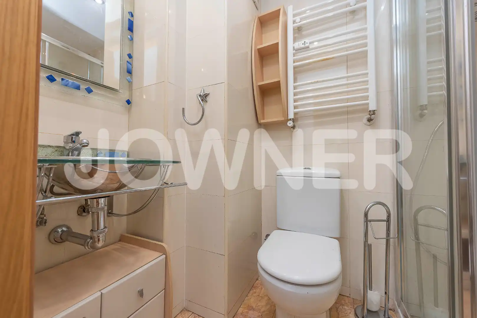Badezimmer von Wohnung zur Miete in Madrid mit Klimaanlage, Heizung und Terrasse