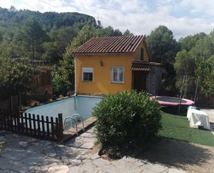 Garden of House or chalet for sale in El Pont de Vilomara i Rocafort  with Air Conditioner, Heating and Private garden