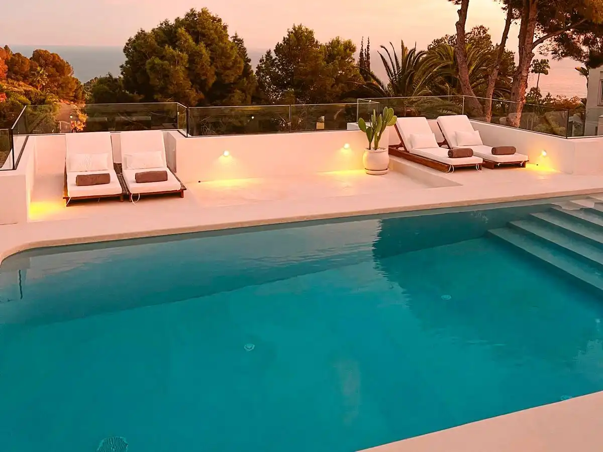 Piscina de Casa o chalet en venta en Altea con Aire acondicionado, Calefacción y Terraza