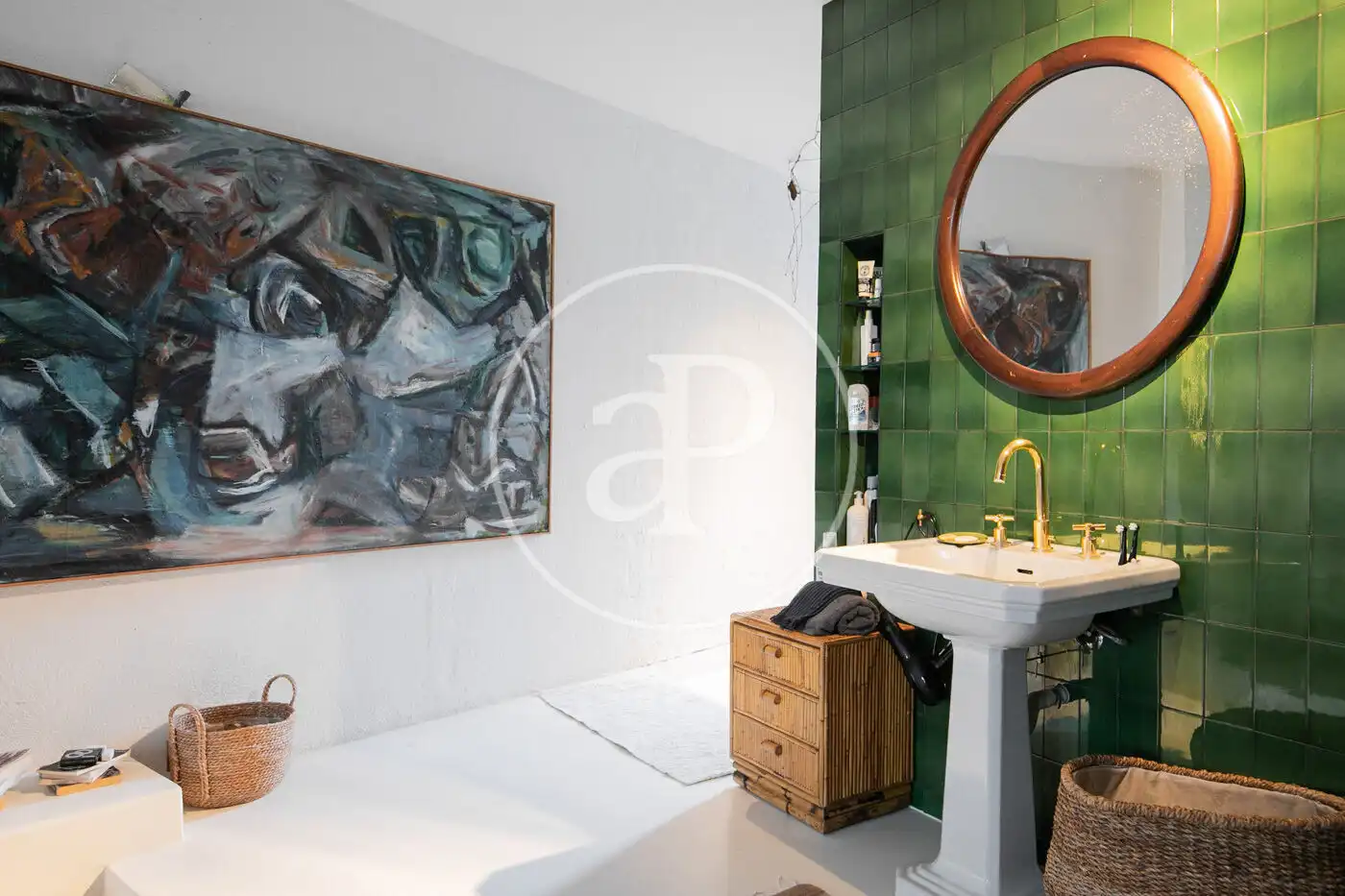 Baño de Piso en venta en Barcelona con Calefacción, Terraza y Amueblado