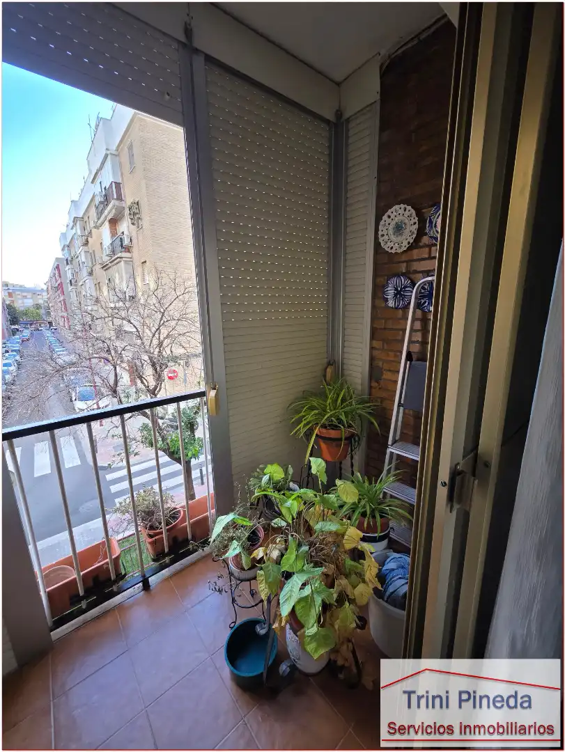 Balcony of Flat for sale in Sevilla  with Air Conditioner, Heating and Terrace