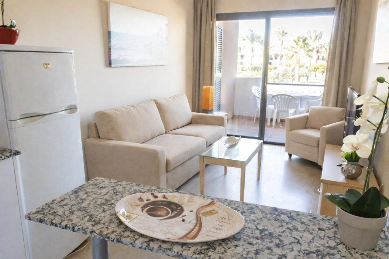 Living room of Apartment for sale in Vera  with Air Conditioner, Terrace and Swimming Pool