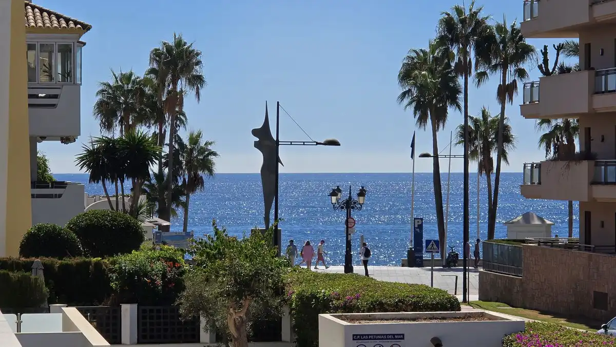 Exterior view of Apartments for rent in Marbella  with Air Conditioner, Terrace and Community pool