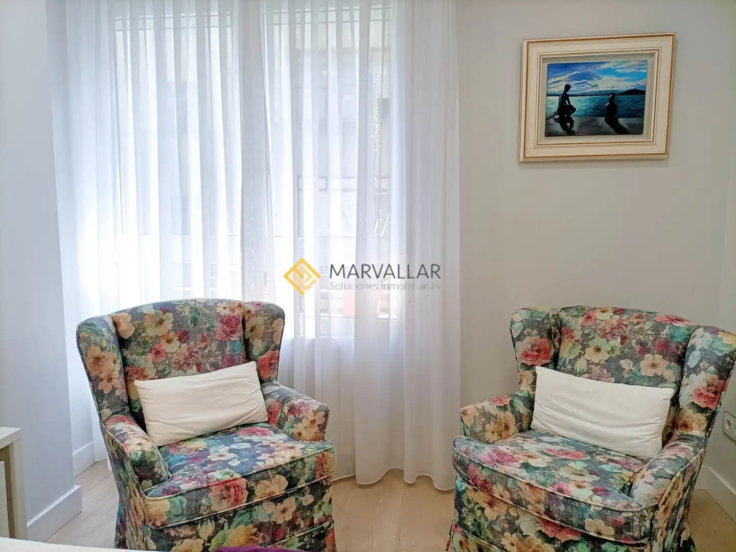 Bedroom of Flat for sale in Santander  with Heating