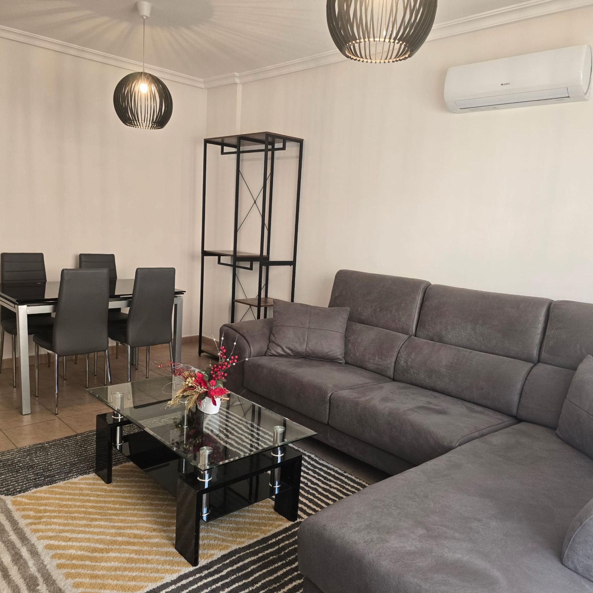 Living room of Flat to rent in Jacarilla  with Air Conditioner, Terrace and Furnished