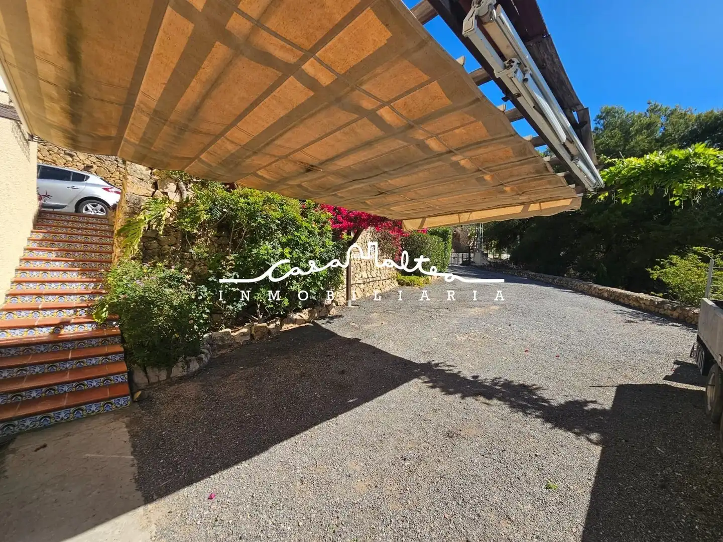 Vista exterior de Casa o chalet en venta en Altea con Aire acondicionado, Jardín privado y Terraza
