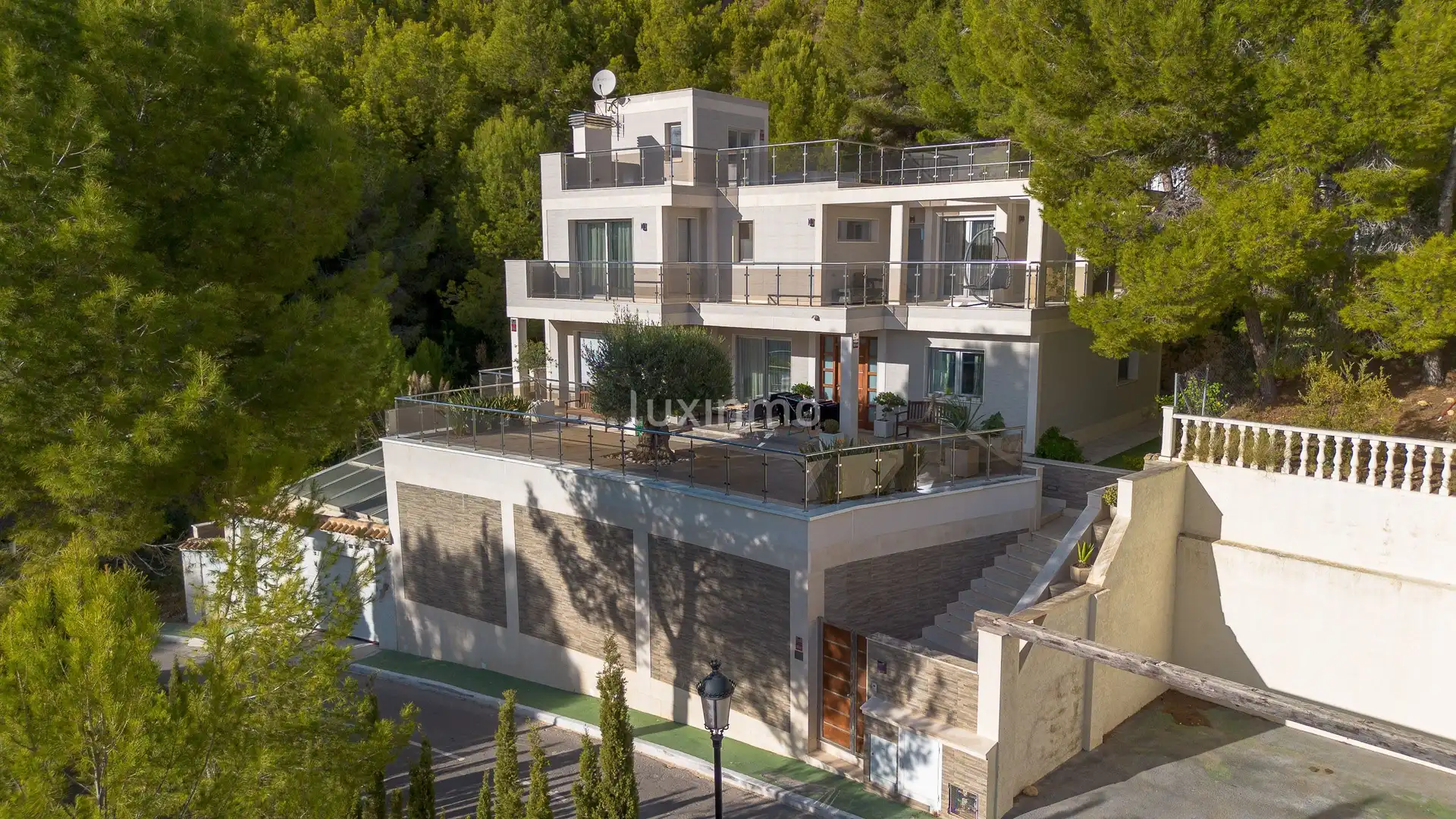 Vista exterior de Casa o chalet en venta en Altea con Aire acondicionado, Calefacción y Jardín privado