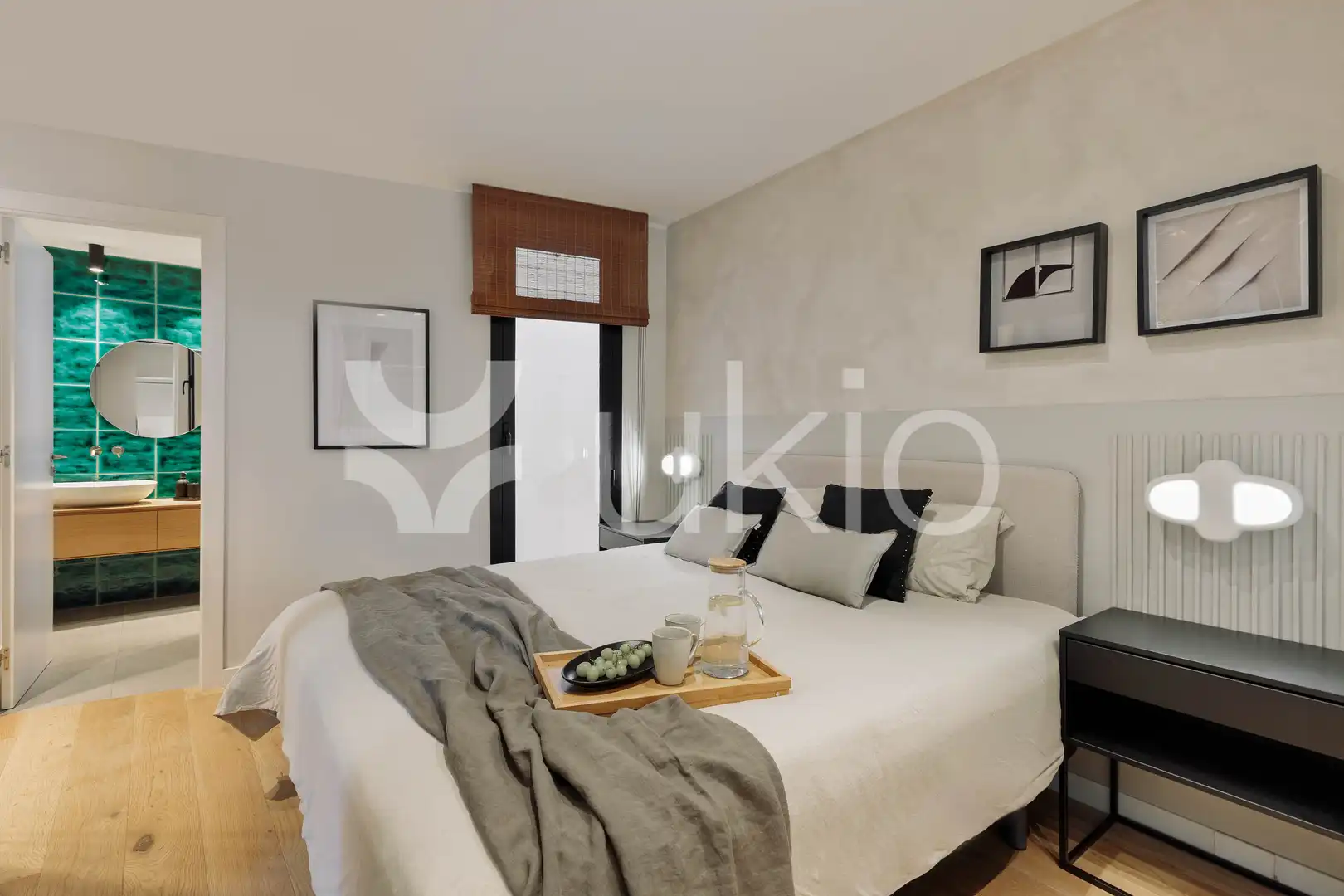 Habitación de Apartamento de alquiler en Barcelona con Aire acondicionado, Calefacción y Terraza