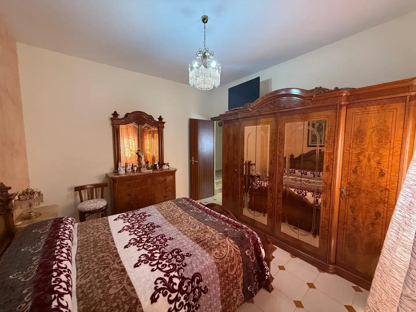 Schlafzimmer von Wohnung zum Verkauf in Villanueva de Algaidas mit Klimaanlage, Heizung und Terrasse
