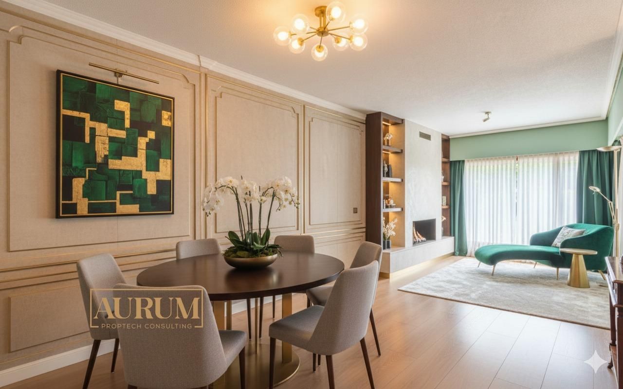 Dining room of Single-family semi-detached for sale in  Madrid Capital