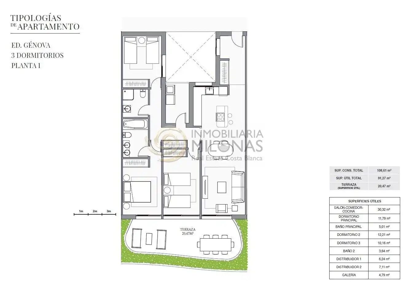 Apartments for sale in L'Alfàs del Pi  with Air Conditioner, Private garden and Terrace