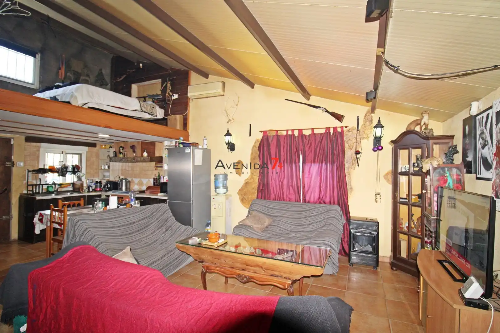Wohnzimmer von Haus oder Chalet zum Verkauf in Lorca mit Klimaanlage, Heizung und Privatgarten