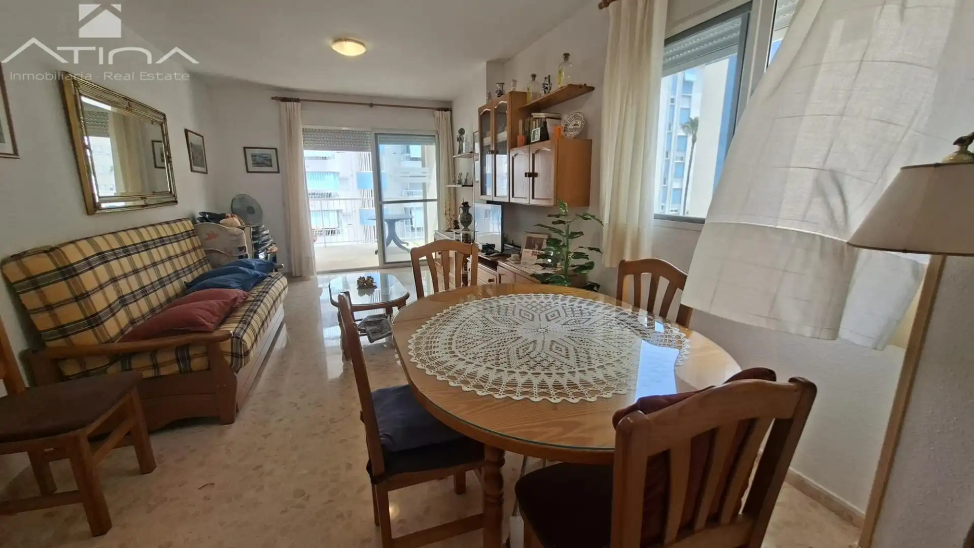 Comedor de Apartamento en venta en Daimús con Aire acondicionado, Calefacción y Amueblado