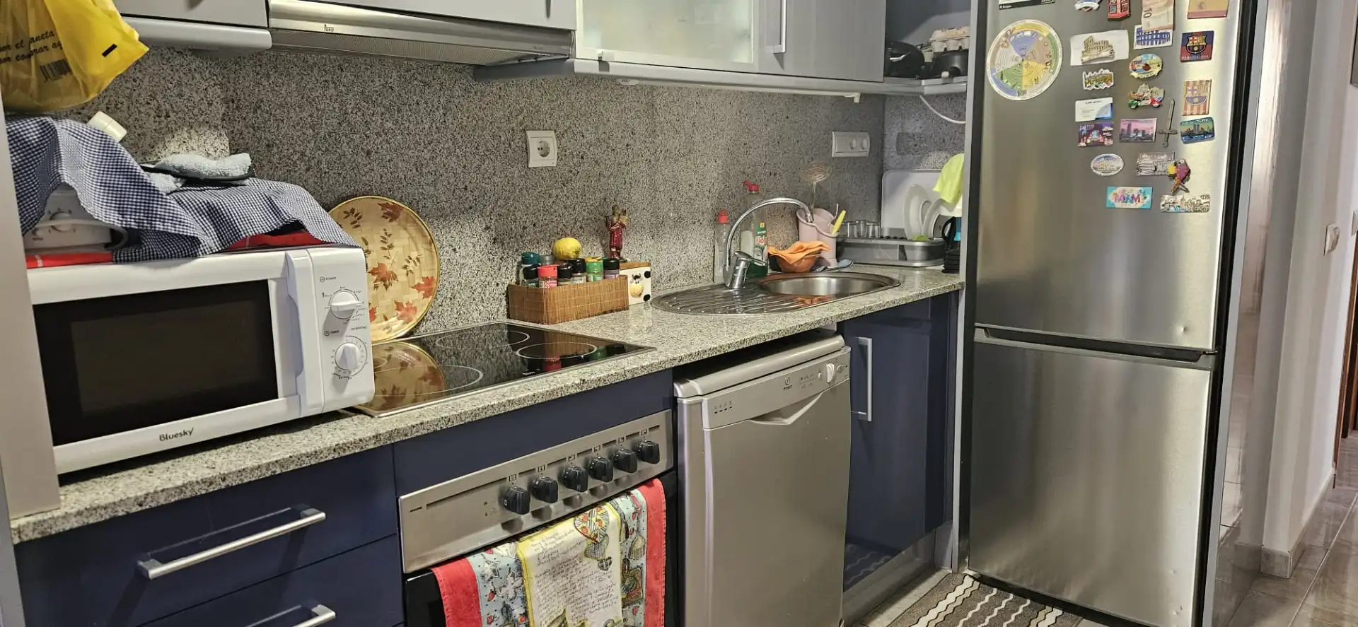 Kitchen of Flat for sale in  Tarragona Capital  with Air Conditioner, Storage room and Furnished