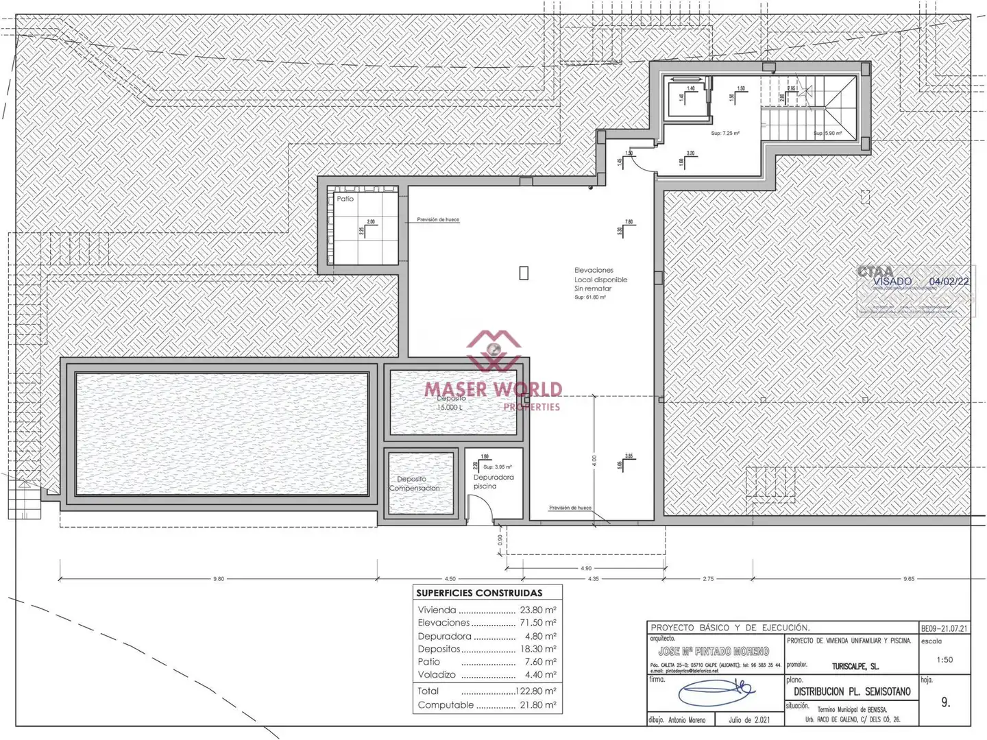 Villa mit Pool zum Verkauf in La Fustera, imagen 16