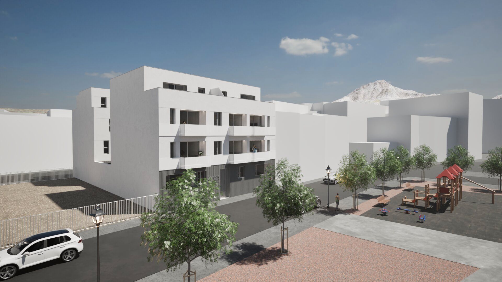 Vista exterior de Piso en venta en Armilla
