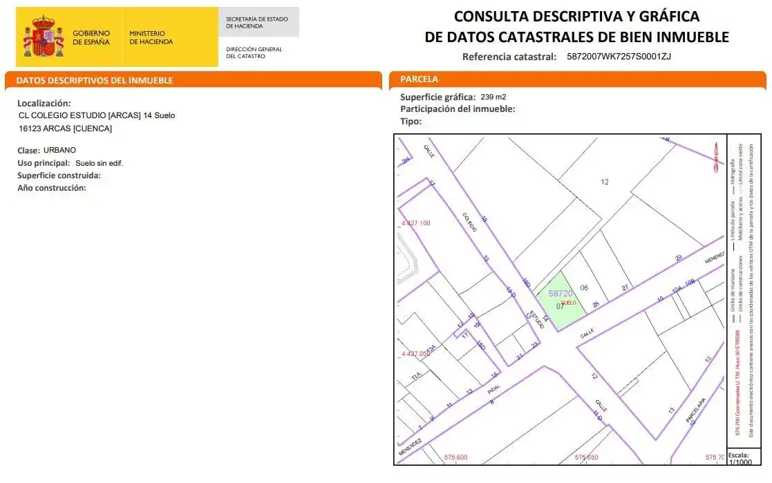 Vista exterior de Residencial en venta en Arcas del Villar