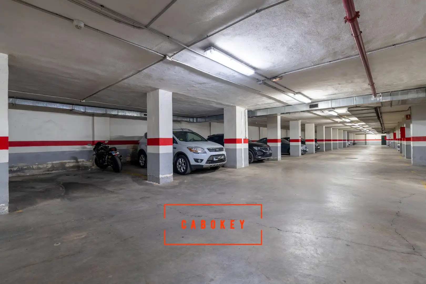 Parking of Flat for sale in Roquetas de Mar  with Air Conditioner, Heating and Terrace