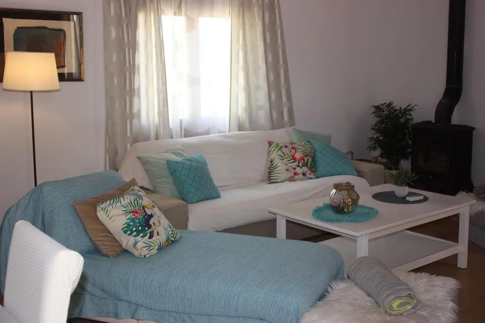 Sala de estar de Casa o chalet en venta en Santa Margalida con Aire acondicionado, Jardín privado y Terraza