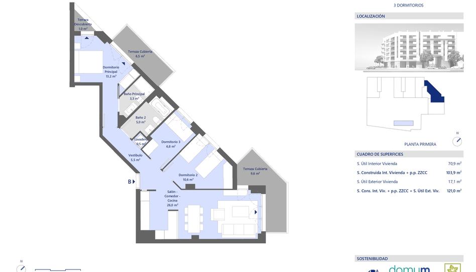 Photo 1 from new construction home in Flat for sale in Ramón Turró, 290, El Poblenou, Barcelona