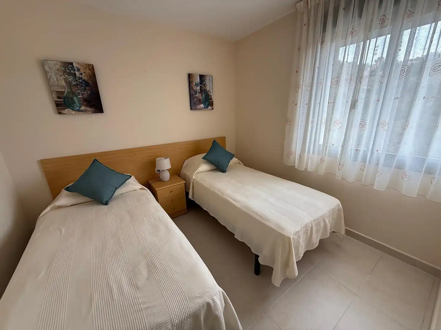 Bedroom of Flat for rent in Benidorm  with Air Conditioner, Heating and Private garden