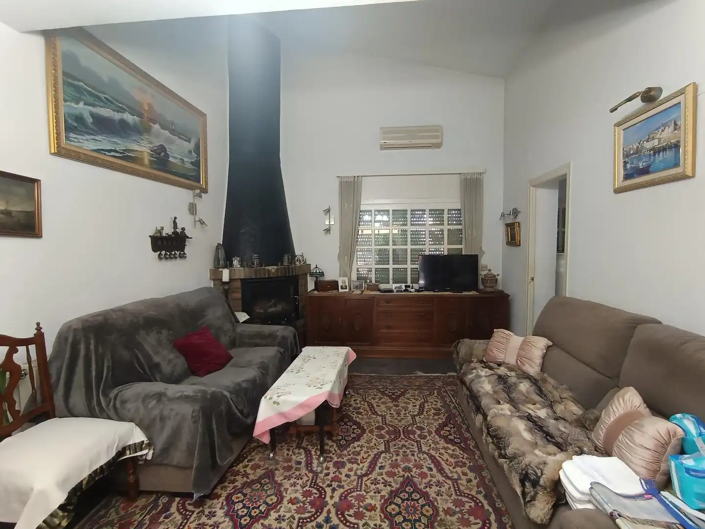 Sala d'estar de Casa o xalet en venda en L'Ametlla de Mar  amb Aire condicionat, Calefacció i Jardí privat