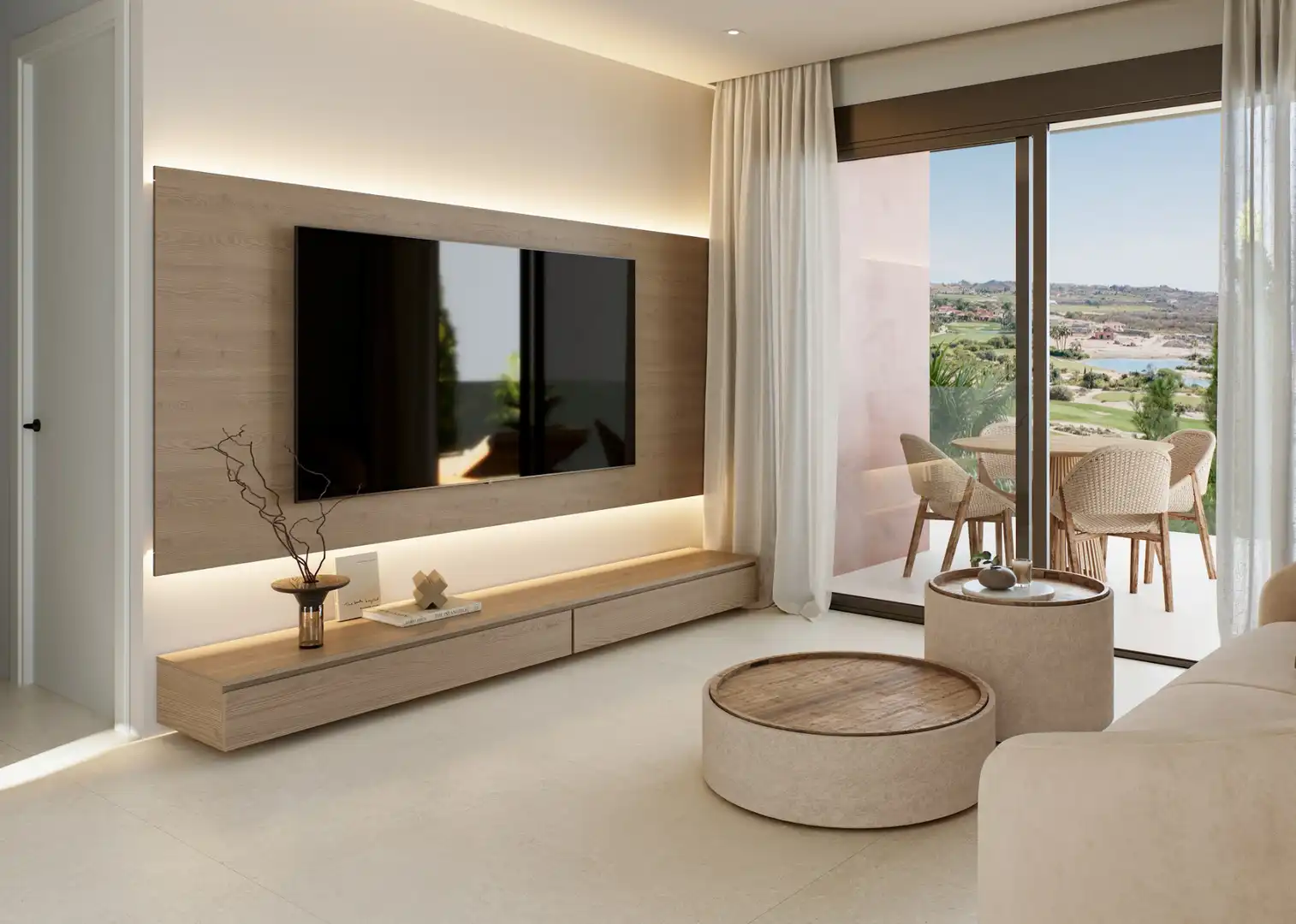 Sala d'estar de Apartament en venda en Cuevas del Almanzora amb Aire condicionat, Calefacció i Terrassa