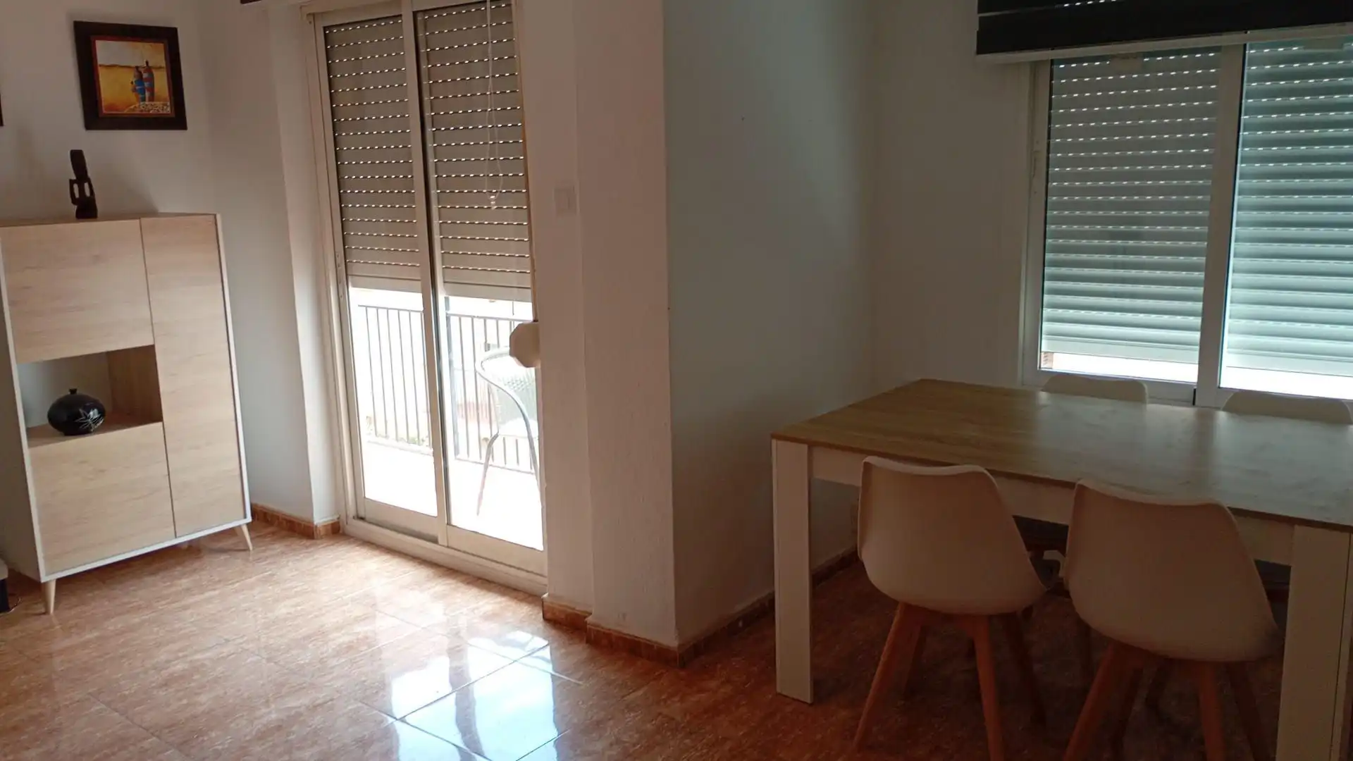 Comedor de Piso de alquiler en Elda con Terraza y Amueblado