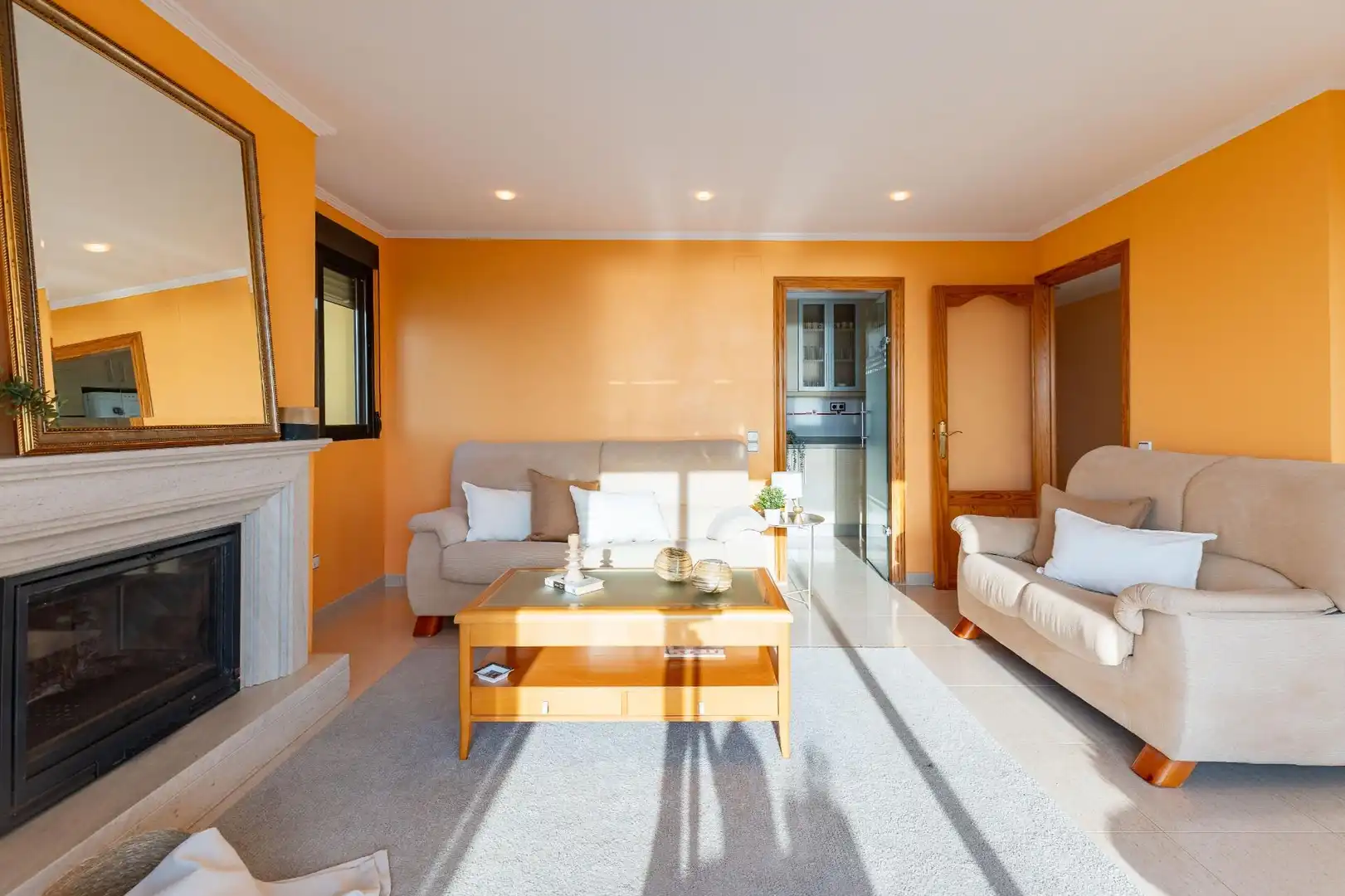 Sala de estar de Ático en venta en Tavernes de la Valldigna con Terraza, Trastero y Amueblado