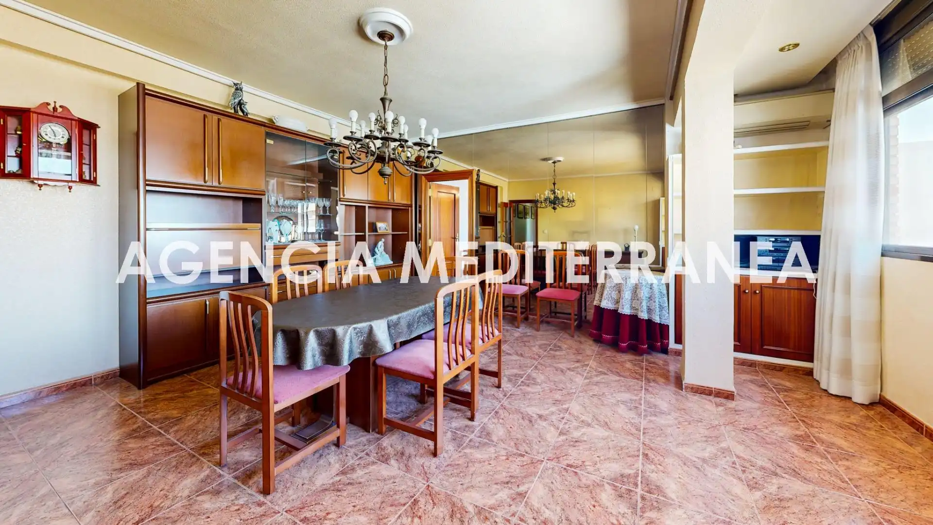 Dining room of Flat for sale in Valencia  with Air Conditioner and Balcony