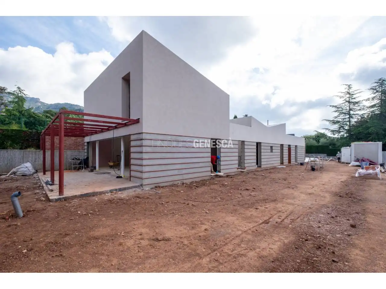 Vista exterior de Casa o xalet en venda en Matadepera amb Aire condicionat, Calefacció i Jardí privat