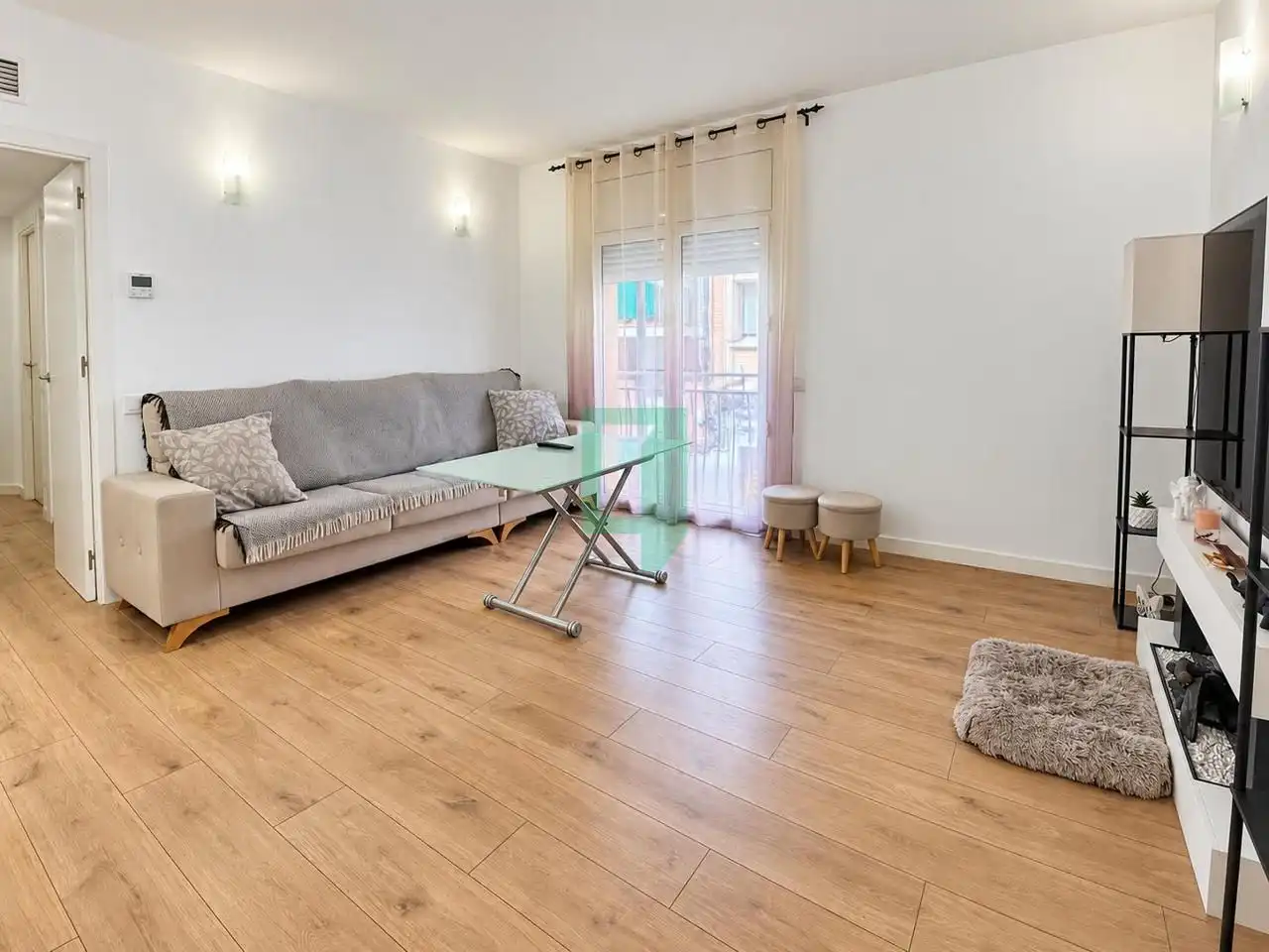 Sala de estar de Piso en venta en Badalona con Aire acondicionado