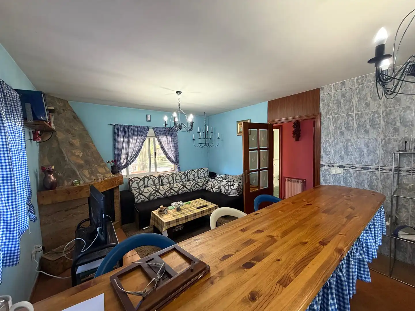 Sala de estar de Finca rústica en venta en Traspinedo con Calefacción, Jardín privado y Terraza