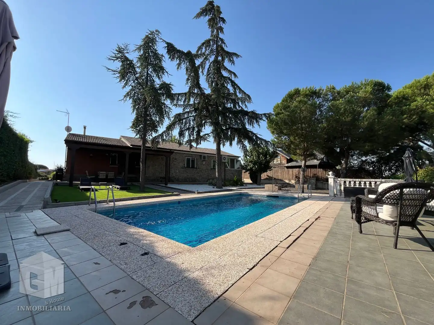 Piscina de Casa o chalet de alquiler en Batres con Aire acondicionado, Calefacción y Jardín privado