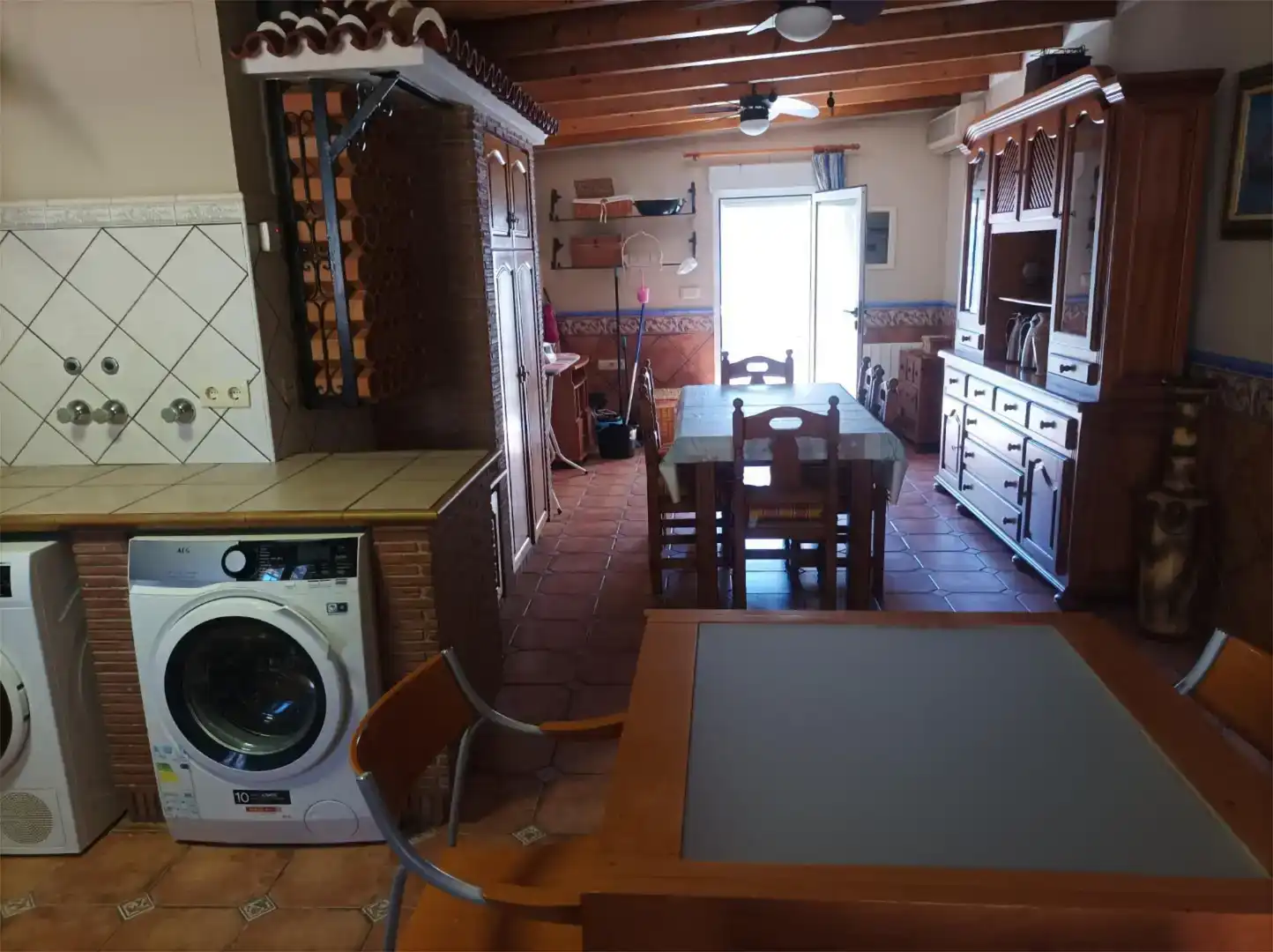Cuina de Casa o xalet de lloguer en Dénia amb Aire condicionat, Jardí privat i Parquet