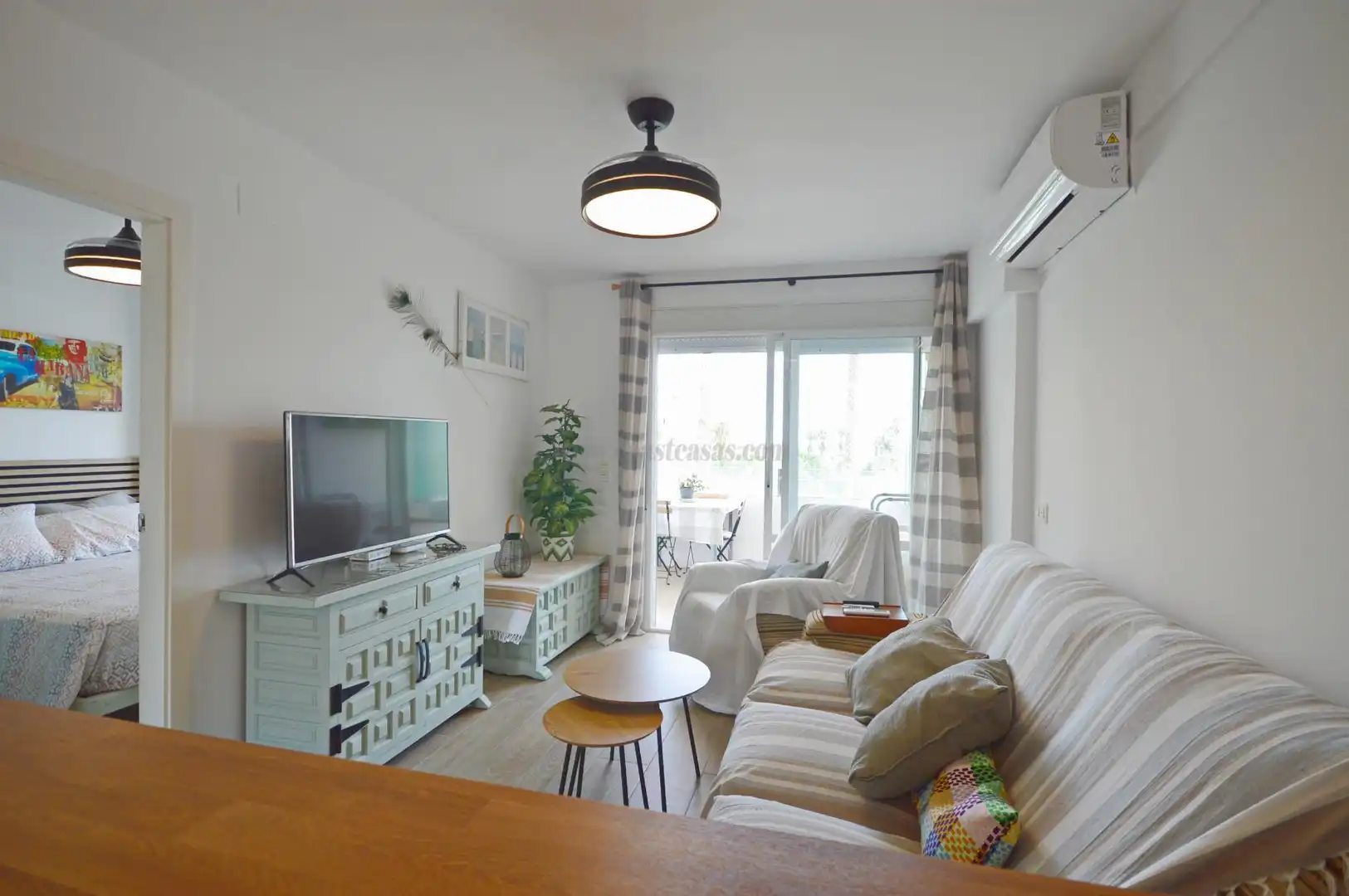 Sala d'estar de Apartament en venda en Torrevieja amb Aire condicionat, Calefacció i Terrassa