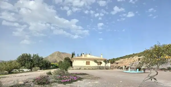 Vista exterior de Finca rústica en venta en Pulpí con Aire acondicionado, Jardín privado y Parquet